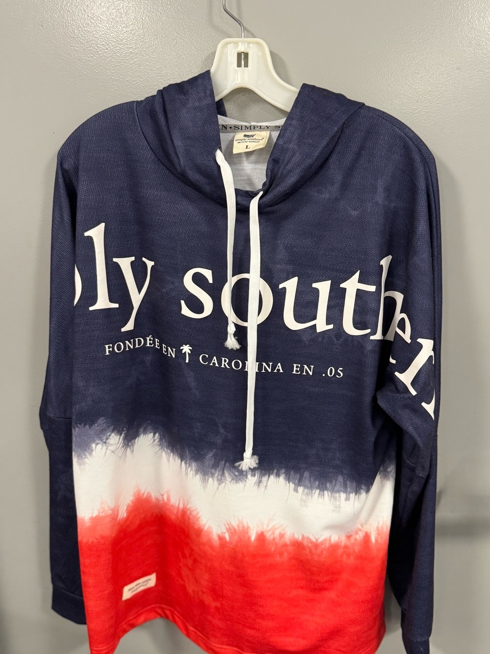 NEW! Simply Southern Tie-Dye Hoodie Special Edition-Size Large